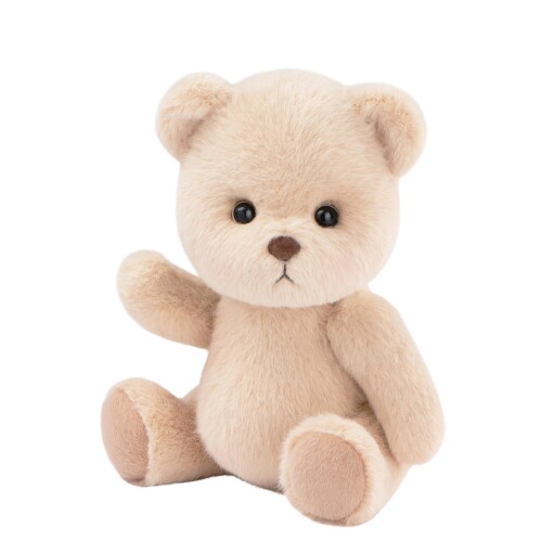 TeddyTales リナベア ハンドメイド ぬいぐるみ テディベア くま 着せ替え 人形 手作り Sサイズ ミルクティー (20cm)