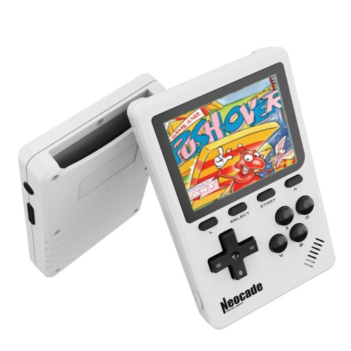 NEOCADE 隠し レトロゲーム機 GBA用 携帯型力くらべ機 可持ちはこび 力くらべコンソール GBA薬莢相応う Pikoレトロゲーム 40種 寄せあつめる 3.0in IPS映写幕 解像力320x240 持ちはこびに助けになる