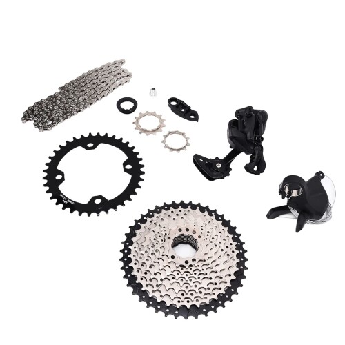 AKLOSIPY マウンテンバイク1x10スピードグループシフター、デレイラー、10速チェーン店、飛球車輪、演技の付属物を当て嵌めるして書き割り