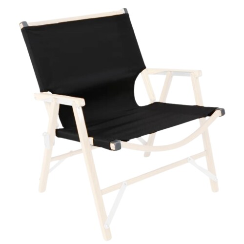 NATURAL MOUNTAIN MONKEYS カーミットチェア対応 張替シート 交換用 MEISTER SHEET バリスターナイロン アウトドア キャンプ フレーム別売 (Black)｜カラーズストア