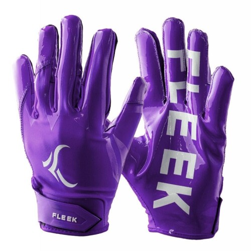 FLEEK EXTRA-FIT GLOVES 2.0 パープル 鎧球 地球儀 ラガー 鎧球 地球儀 エリート 受信システム 成年者用 運動競技地球儀 (XL)