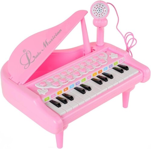 電子ミニピアノ 子ども用 おもちゃ 赤ちゃん ベビー 音楽キーボード玩具 演奏クリスマスプレゼント 新年祝い ギフト キーボード 楽器 エレクトリックキーボード グランディオ 音楽 (ピ