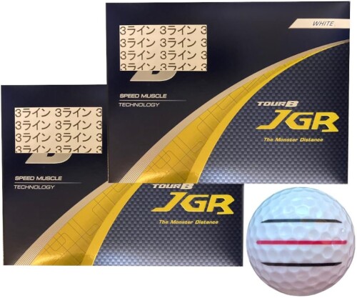 TOUR B JGR 2025年 モデル ３本ライン入り (白２ダース_３本ライン)