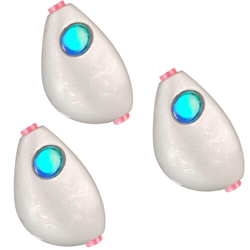Allgu タングステン タイラバ ヘッド 鼠流TG(そりゅう) ラットヘッド 無塗装 3個セット 140g 高純度/高比重 鯛ラバ 無垢 無地 自作｜カラーズストア
