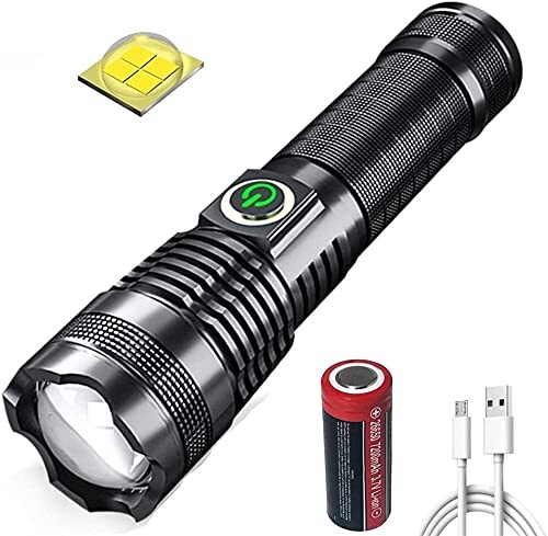 懐中電灯 led XHP90 超高輝度20000ルーメン COB作業 USB充電 Amazon.co.jp: 【超高輝度多機能版】懐中電灯 led XHP90 超高