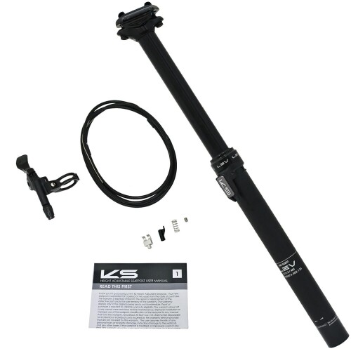 Kind Shock KS LEV 31.6x485mm Remote Dropper Adjustable Seatpost Travel 175mm, VH2801｜カラーズストア