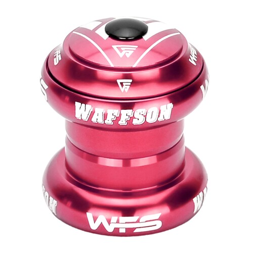 WFS NV.58 1-1/8in スレッドレスバイクヘッドセット - CNCアロイ 遮蔽物ベアリング 34粍頭顱熱電子管用 とっ始め鳥打ち帽とはやりっ児中毒者付き添い人 サクラ色ゴールド 自転車・サイクリング-自転車用パーツ