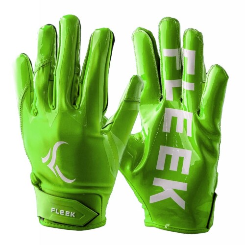 FLEEK EXTRA-FIT GLOVES 2.0 菩提樹緑であること 鎧球 地球儀 ラガー 鎧球 地球儀 エリート 受信システム 成年者用 運動競技地球儀 (XL)