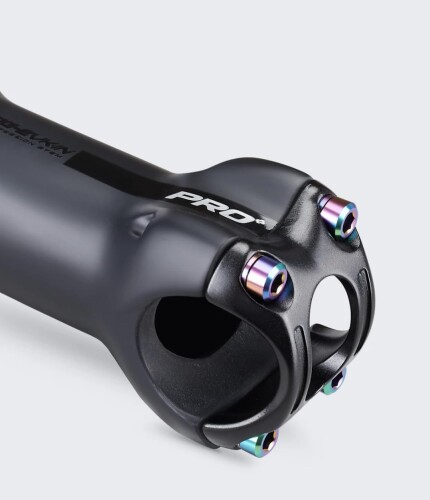 軽量 PRO カーボンステム チタンボルト付属 BS-004 OG-EVKIN t1000 10度 31.8mm チタンロードバイクパーツ ヒルクライムレース用カスタムに最適 (90mm)