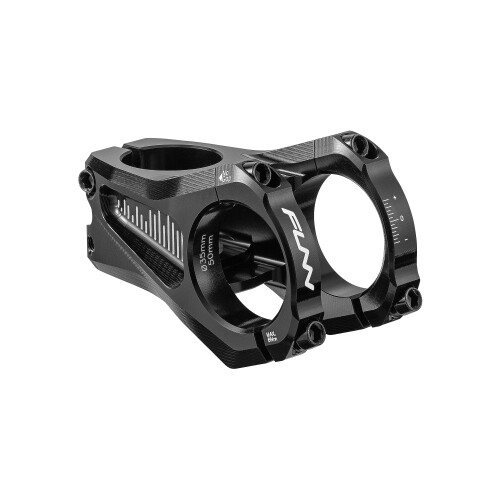 Funn イコライザー (Equalizer) バイクステム - ゼロライズ、長さ50mmのステム、バークランプ35mm付き。マウンテンバイクとBMXバイク用の0度の自転車ステム (ブラック)｜カラーズストア