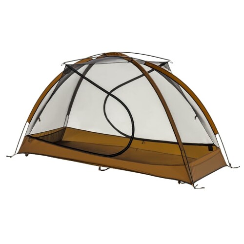 Thous Winds テント 軽量 コンパクト ドームテント ソロ コットンテント アウトドア 登山 ハイキング キャンプ 簡単設営 防風 防水 15Dナイロン 耐水圧2000mm インナーとアウターは別売り
