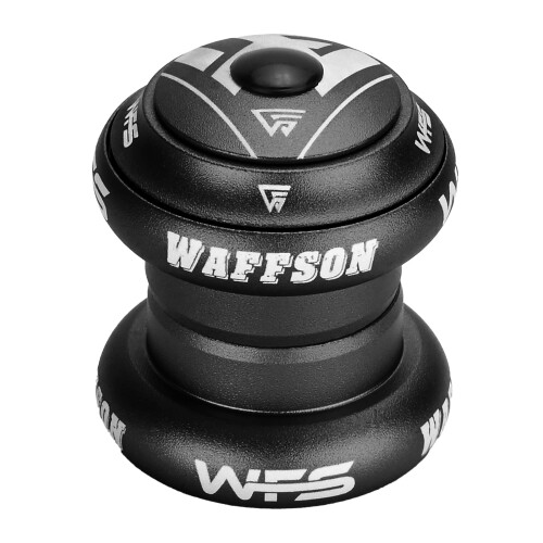 WFS NV.58 1-1/8 Inch Threadless Bike Headset - CNC Alloy, Sealed Bearings, for 34粍 Head Tube, Includes Top Cap and Starnut, Matte Black スポーツ・アウトドア-その他-自転車用パーツ