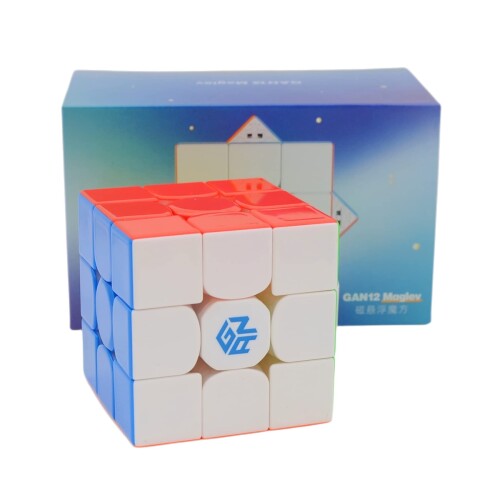 Bucubke GAN 12 M Maglev UV 3x3 ステッカーレス磁気浮スピードマジックキューブ GAN12 UV 3x3x3 競技用 パズル磁石内蔵キューブフロスGAN 12 MagLev UVコーティングシリーズ