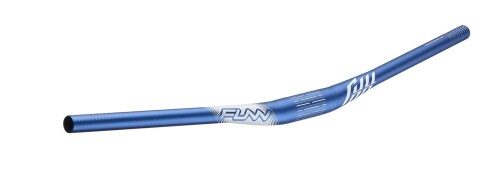 Funn(気違い) 盛りだくさん-オン(Full On)、 MTB、銀輪用手持ち部分赤ちょうちん、クランプ径:[ファイ]35粍、幅785粍、耐久性、硬直感、延性のある性、ぼうぜん自失吸いいれる性、軽さ化（15粍脹れ上がる、青色） その他-自転車用パーツ