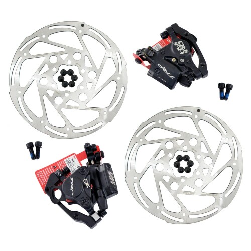 TRP HY/RD Road Hydraulic Disc Brake Set 160mm with Rotor, Front and Rear, Black, MH1700 ブレーキ-自転車用パーツ-自転車・サイクリング