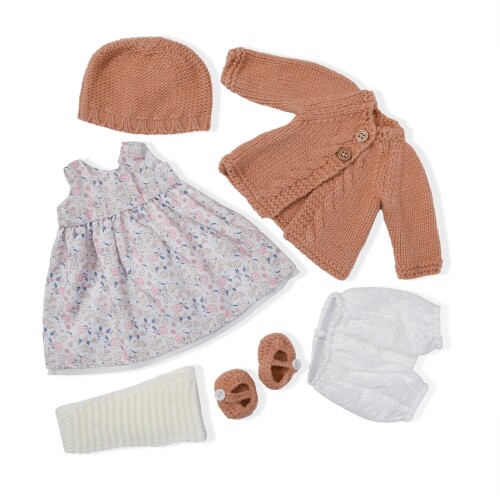 BlissfulPixie 手作り ウォルドルフ 人形の服 30cm 服セット 素敵なボックス 女の子 クリスマス 誕生日プレゼント-Genesisの服アクセサリー