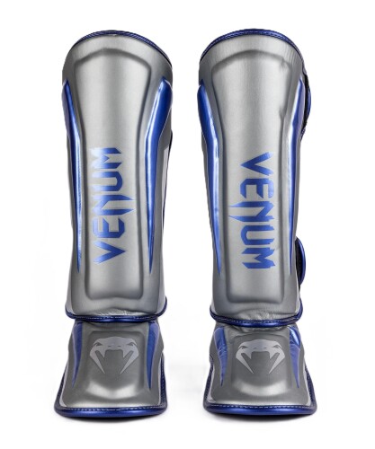 VENUM レッグガード ELITE SHINGUARDS //レガース キックボクシング スパーリング 安全装置 脛かばい立て 格闘技 (薄墨色, Medium)
