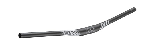 Funn(ファン) フル-オン(Full On)、 MTB、自転車用ハンドルバー、クランプ径:[ファイ]35mm、幅785mm、耐久性、剛性感、柔軟性、衝撃吸収性、軽量化（15ｍｍ上昇、ブラック）｜カラーズストア