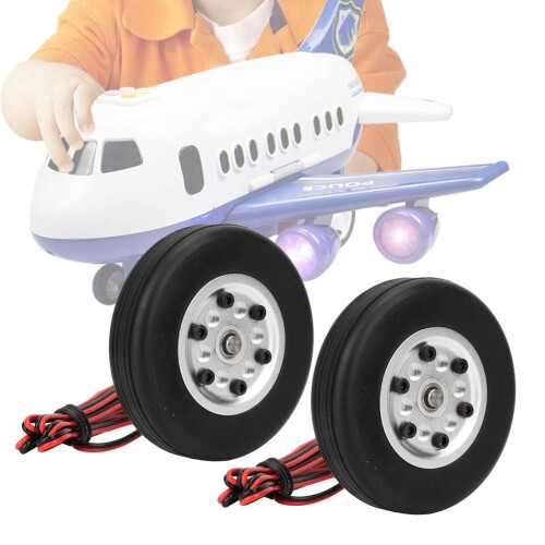BROLEO RC飛行機ブレーキシステム ホイールブレーキシステム 65mm RC航空機おもちゃ 飛ぶラジコン飛行機スカイ用