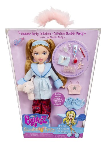 Bratz Slumber Party - Cloe Fashion Doll - With 2 Sets of Pyjamas, Plush Animal and Accessories - Suitable for Kids and Collectors その他-おもちゃ