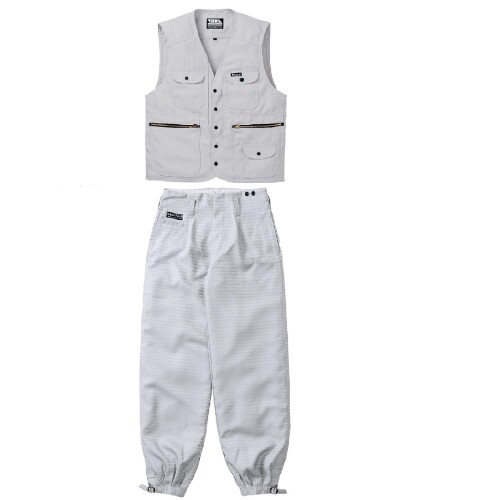 (寅壱) 寅一/7260続きもの より良い×ロングニッカ 7260s611414 トップス ニッカポッカ やり方ズボン 鳶服LL×W76珊 37：しろがね色