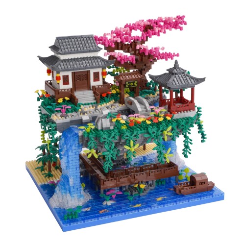 LULUFUN マイクロ差しつかえる 桃花滝 手あそび 立体考えもの 運動場 細密画 見晴らし 桜 成年者 お祭り 新年 差し上げ物 生まれ落ちる日 クリスマス 差し上げ物 差し上げ物(3320 pcs) おもちゃ-セット