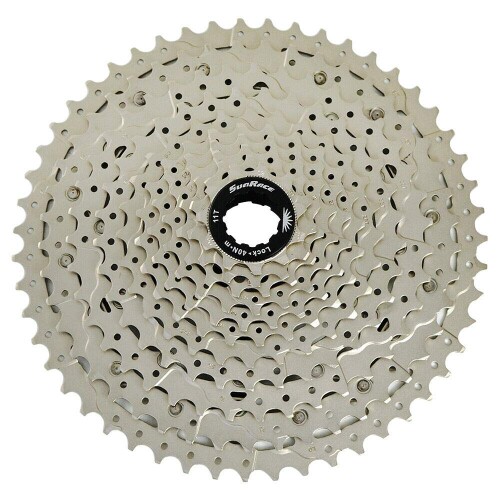 SunRace CSMS8 Wide Ratio Cassette 11-51T, 11 Speed, Silver, ST1878