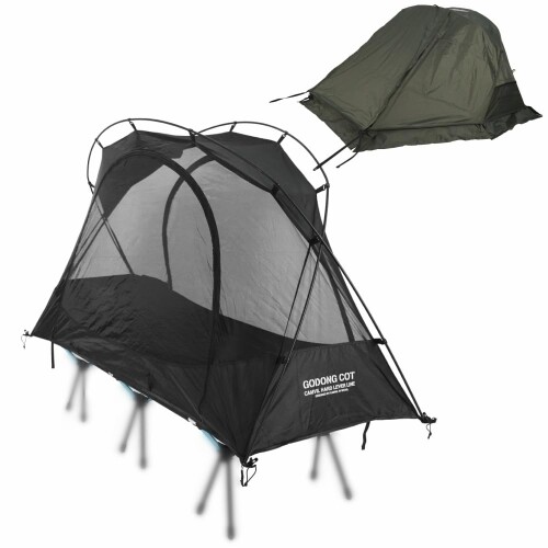 CAMVIL GODONG TCコットンテント 防水外帳とグランドシート付き Amazon.co.jp: CAMVIL GODONG 2人用 キャンバス キャンプテント