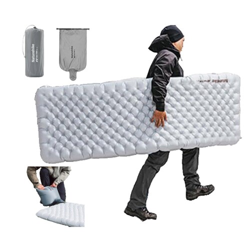 Naturehikeエアーマット R8.8 厚さ12cm -30&deg;C使用可能(方形, 標準(186*58*12))｜カラーズストア