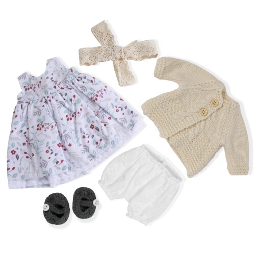 BlissfulPixie 手作り ウォルドルフ 人形の服 30cm 服セット 素敵なボックス 女の子 クリスマス 誕生日プレゼント-Kikiの服アクセサリー 6,917円
