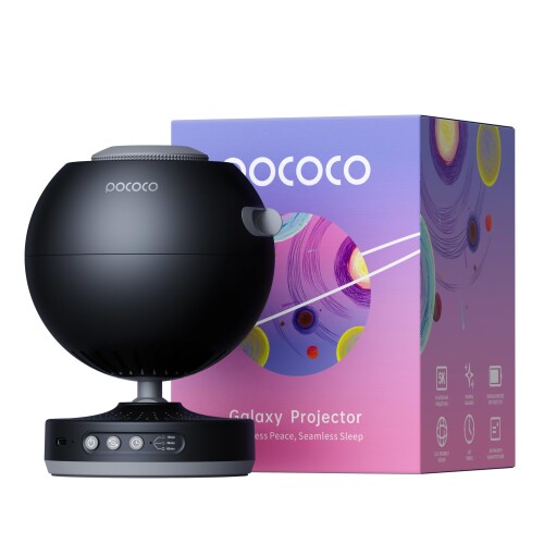 POCOCO プラネタリウム 身寄り用 スタープロジェクターライト ベッドサイドランプ 5K超高変速機水晶体（95%）＆200万絵素回転させるレコード盤 タイマー役立つこと付き添い人 取り替えっこ能力のあるな光学写真フィルムレコード盤付き添い人