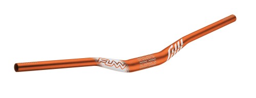 Funn(ファン) フル-オン(Full On)、 MTB、自転車用ハンドルバー、クランプ径:[ファイ]35mm、幅785mm、耐久性、剛性感、柔軟性、衝撃吸収性、軽量化（30ｍｍ上昇、オレンジ）｜カラーズストア