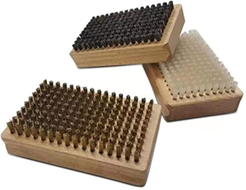 スキーの板毛はらい 3本/ロット 馬毛毛はらい 1本 ナイロン毛はらい 1本 金管楽器毛はらい 大きさ4.6in 2.9in 1.36in 掛け目5.3薬局衡オンス (3本書き割り)