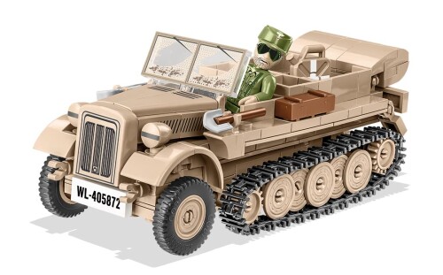 COBI ブロック ドイツ軍 戦車 Sd.Kfz.10 デマーグ D7 1/35 283ピース レゴに互換2273