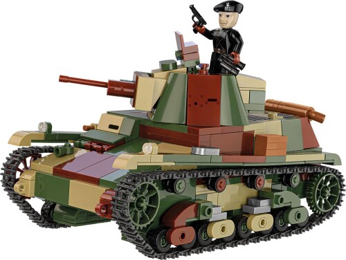COBI-2661 7TP 軽特車 ポールスカ軍 ヒストリカルコレクション WWII, 1:28規模, 精神的な統合立ちはだかる, ABS原料品, 3歳以上客体, 明らかにする書付き添い人