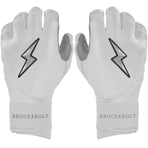 BRUCE BOLT 打撃地球儀 クロームつづき物 ロングカフ ベイスボール 地球儀, 白いこと, エクストララージサイズ