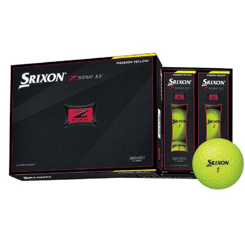 ダンロップ ゴルフどんぶり鉢SRIXON Z-STAR XV 2021年模範例 1十二(12個入り口・入口) プレミアムパッションイエロー SNZSXV7YEL ボール-ゴルフ