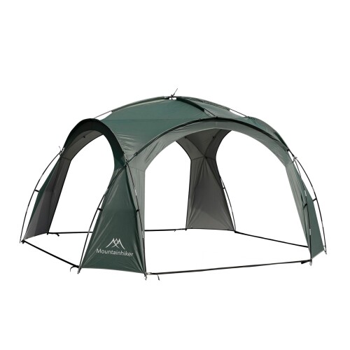 M Mountainhiker シェードテント、150Dオックスフォードポリエステル耐久性のあるシェードテントアウターテント、防風性と防水性のターポリン、複数人に適しています、4mx4mの広いスペース｜カラーズストア