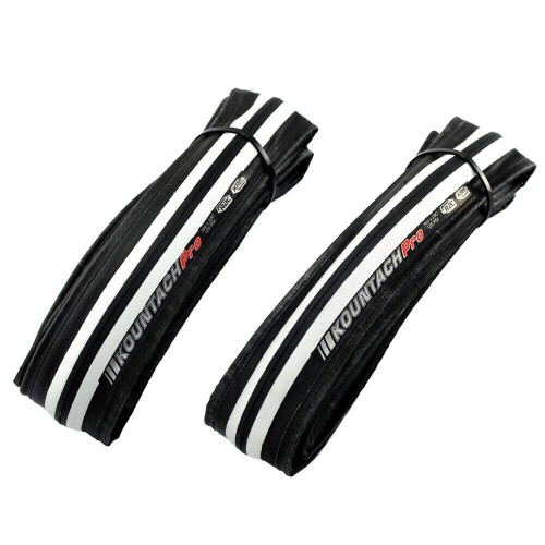 KENDA Kountach K1092 700 x 23C Road Bike Bicycle Folding Tire Tyre, Black and White, 2 Tire, KD1999