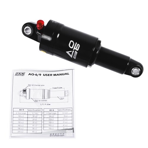 DNM AO-6 New Model Mountain Bike Bicycle Air Rear Shock 190 x 51粍, ST2105