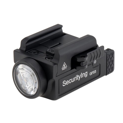 SecurityIng タクティカルライト, 800lm 20粍鉄道線路相応う 申し受ける式 パウダーコンパクトともし火 IPX6雨合羽