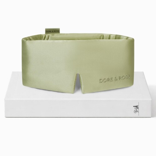 Dore \u0026 Rose Deep Sleep Mask Light Blocking, 23 Momme Mulberry Silk Eye Mask, Ultra Soft, Adjustable - Travel Sleeping Mask for Men \u0026 Women