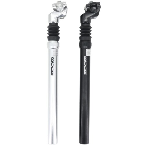 自転車サスペンションシートポスト 25.4mm 27.2mm 28.6mm 30.4mm 30.9mm 31.6mm ショックアブソーバーダンパーゴムシートポストサイクリングシートポストロードバイク MTB,黒27.2mm