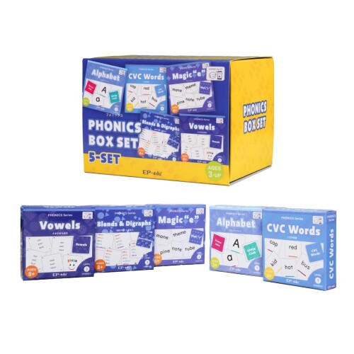 EP-edu PHONICS BOX SET 歌留多取り組み教材 フォニックス