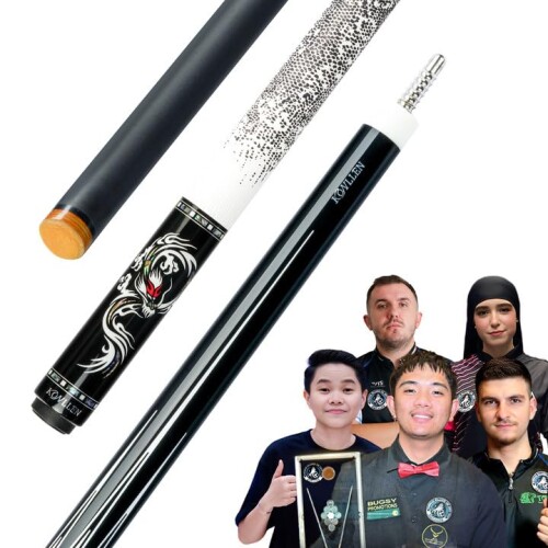 KONLLEN カーボンファイバー プールキュー 147cm 12.5mm ホワイト｜カラーズストア