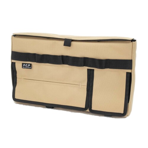 WILDTECH(ワイルドテック) 難民キャンプの3種の神器入れもの CORDURA(コーデュラ)織り地 215-AFXP248 (YouTuber「FUKU」共同研究商いもの) アウトドア youtuber fuku wildtech 疲労困憊品納める入れもの (TAN(BEIGE))