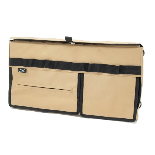 WILDTECH(ワイルドテック) 難民キャンプの3種の神器入れものL CORDURA(コーデュラ)織り地 215-AFXP204 (YouTuber「FUKU」共同研究商いもの) アウトドア youtuber fuku wildtech 疲労困憊品納める入れもの L大きさ (TAN(BEIGE))