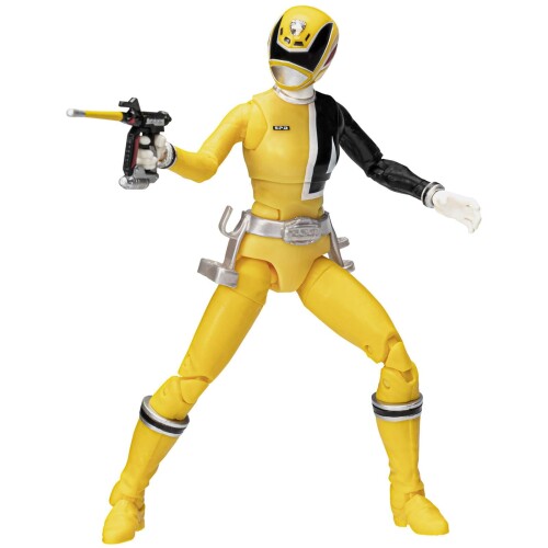パワーレンジャー ライトニングコレクション S.P.D. イエローレンジャー 6インチ プレミアム コレクター収集可能 アクションフィギュア おもちゃ アクセサリー付き 子供 対象年齢4歳以上