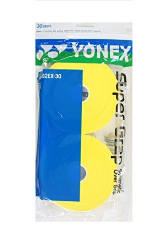 ヨネックス(ヨネックス) スーパーグラップ 30個容器に並べる (黄色)