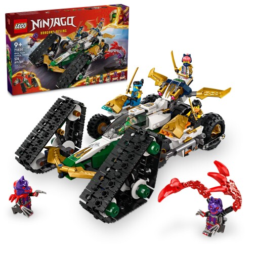 レゴ(LEGO) ニンジャゴ ニンジャチーム ジャズバンドビークル 4はたご屋1 忍びの者プレイセット ちびっ子用 グライダー付き添い人 オフロードレーサー 自動二輪車手あそび2個 お坊っちゃんとお嬢さんへの生まれ落ちる日差し上げ物